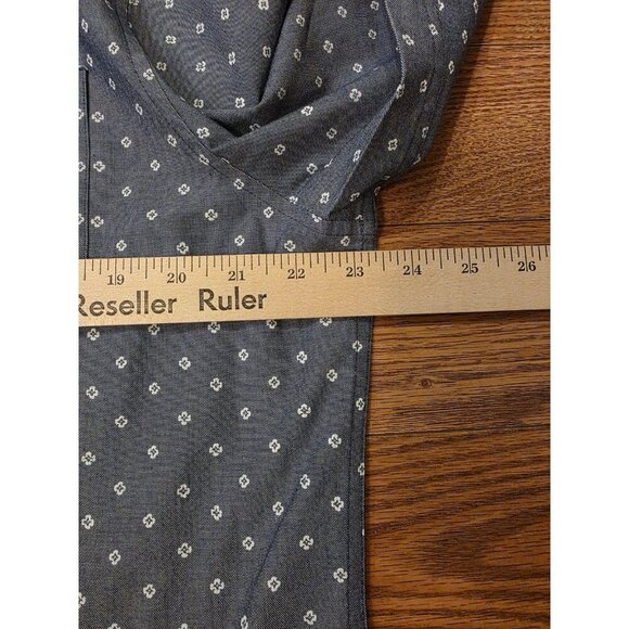 Penguin By Munsingwear Shirt Mens Sz XL Blue Chambray Heritage Slim Fit EUC - Picture 7 of 9